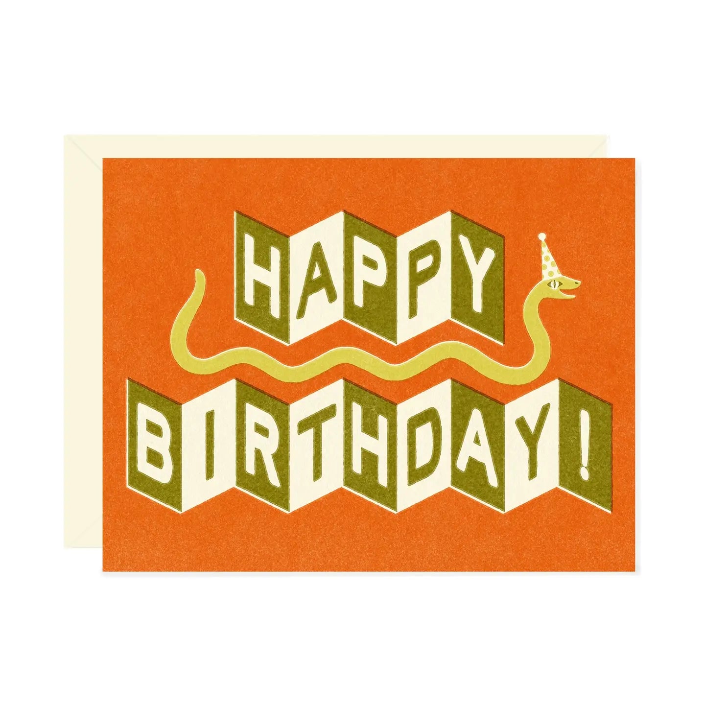 Snake Birthday Card