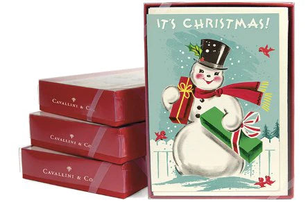 Snowman Christmas Boxed Notes