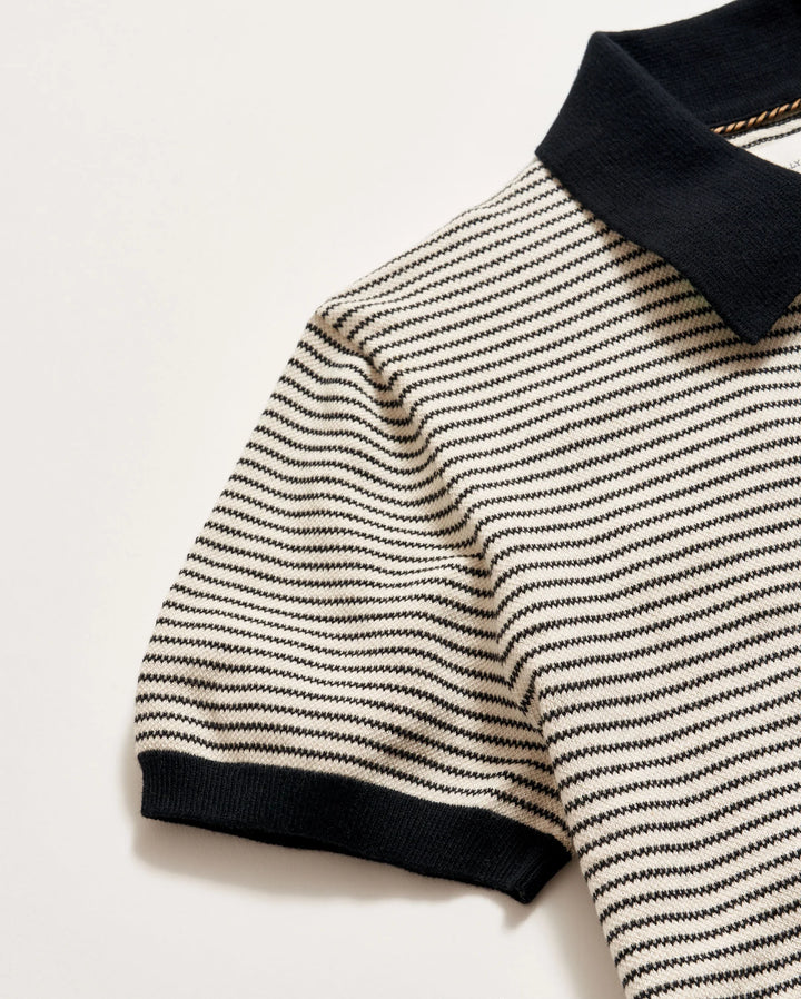 Stripe Sweater Polo