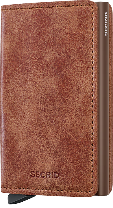 Slimwallet - Vintage Cognac Brown
