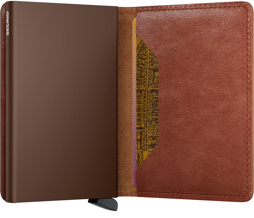 Slimwallet - Vintage Cognac Brown