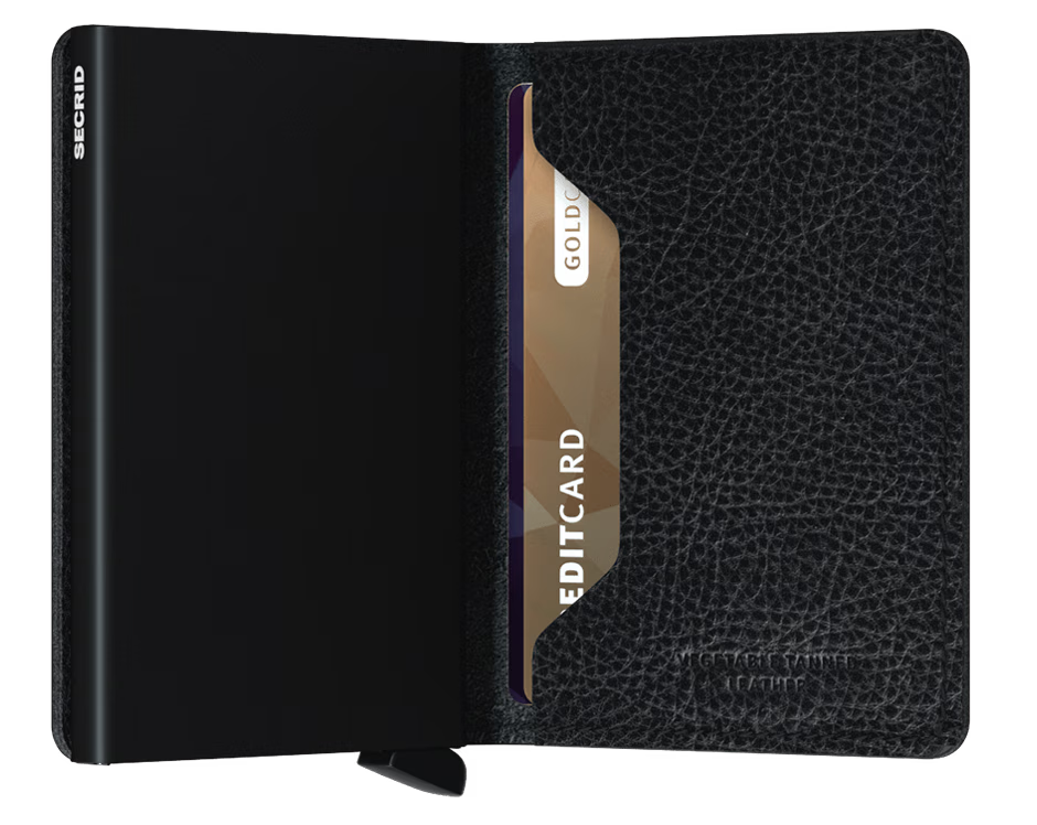 Slimwallet - Veg Black-Black