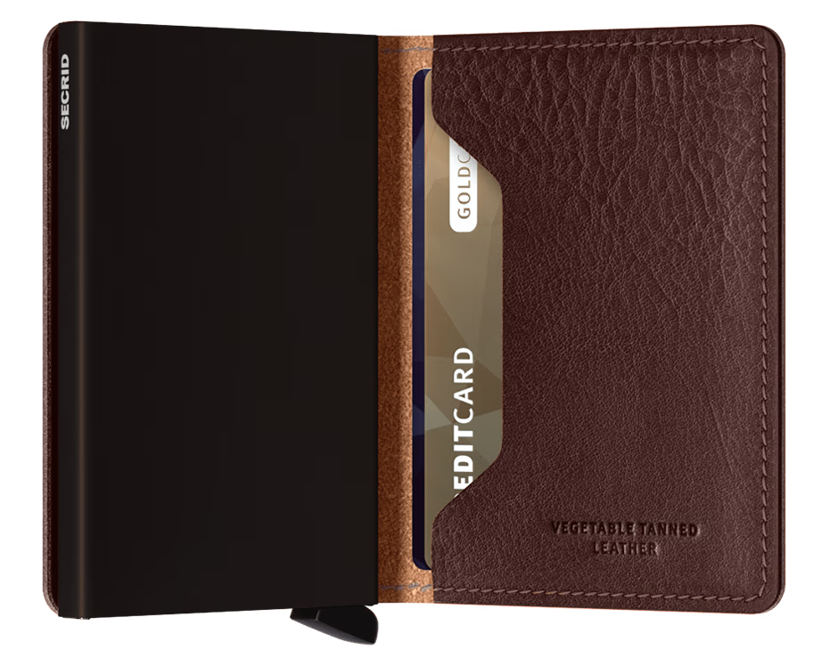 Slimwallet - Veg Espresso-Brown