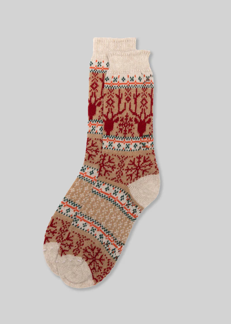 Women's Wool Fair Isle Sock