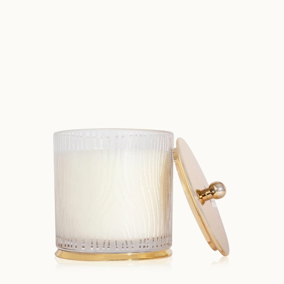 Frasier Fir Medium Poured Candle, Frosted Wood Grain