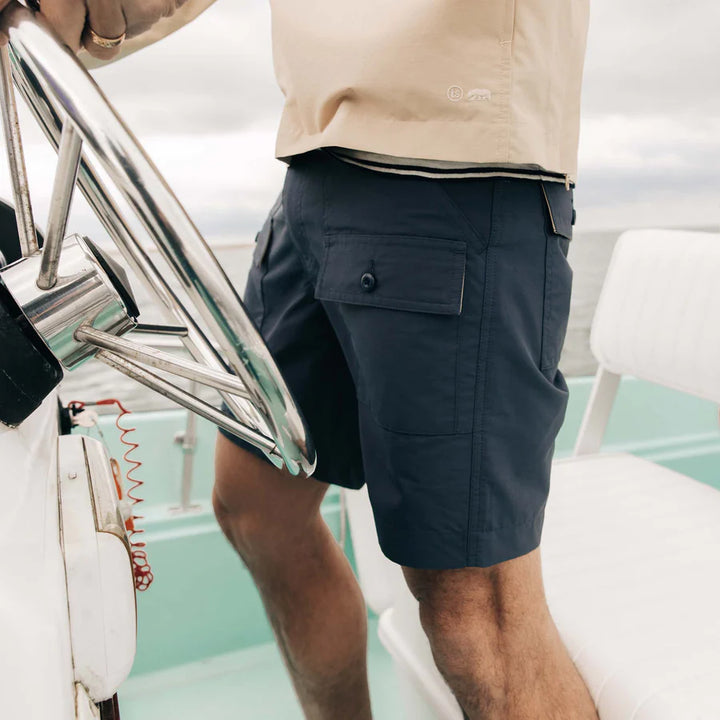 The Trail Cargo Short in Faded Navy