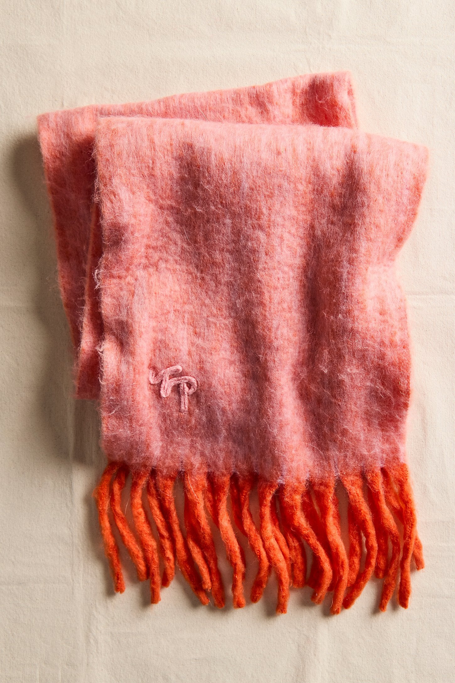 Winter Chill Blanket Scarf in Pink