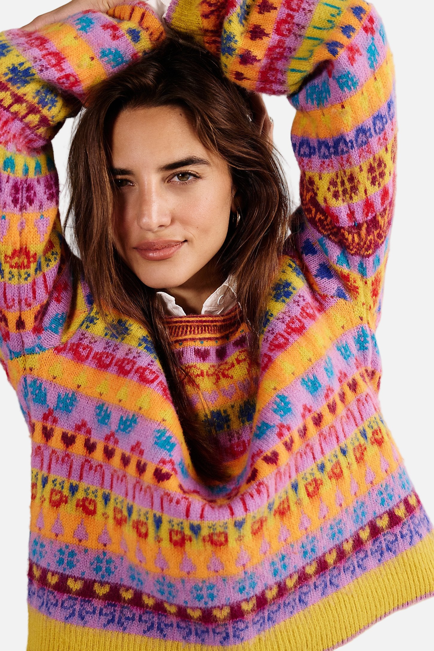 Favorite Things Sweater in Bright Confetti Combo