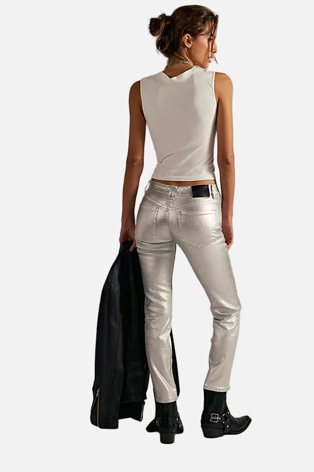 Oracle Metallic Pant in Divine