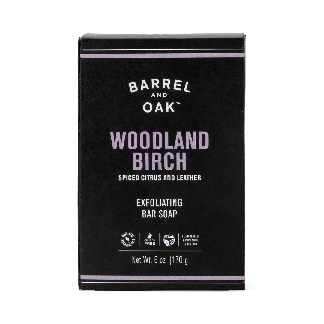 Woodland Birch 6oz Exfoliating Soap Bar