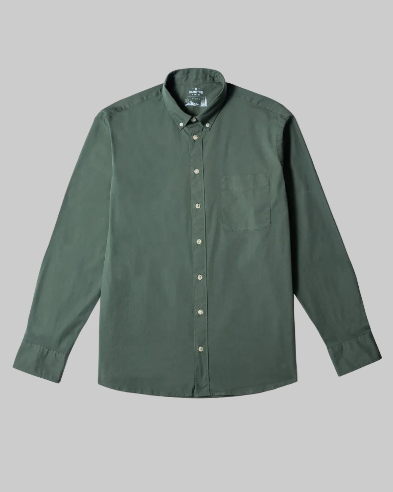 The Saint James Poplin Shirt - Thyme