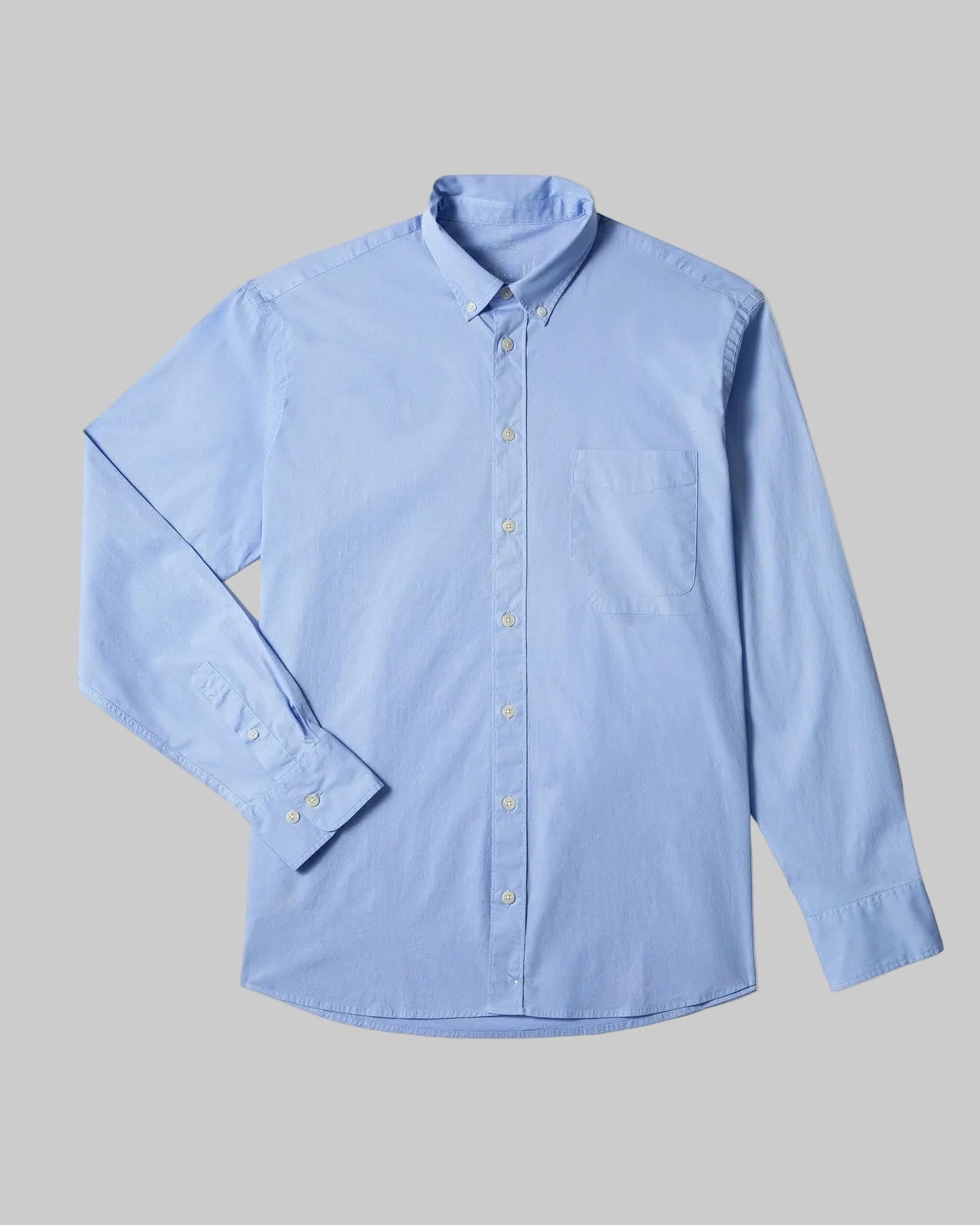 The Saint James Poplin Shirt - Light Blue