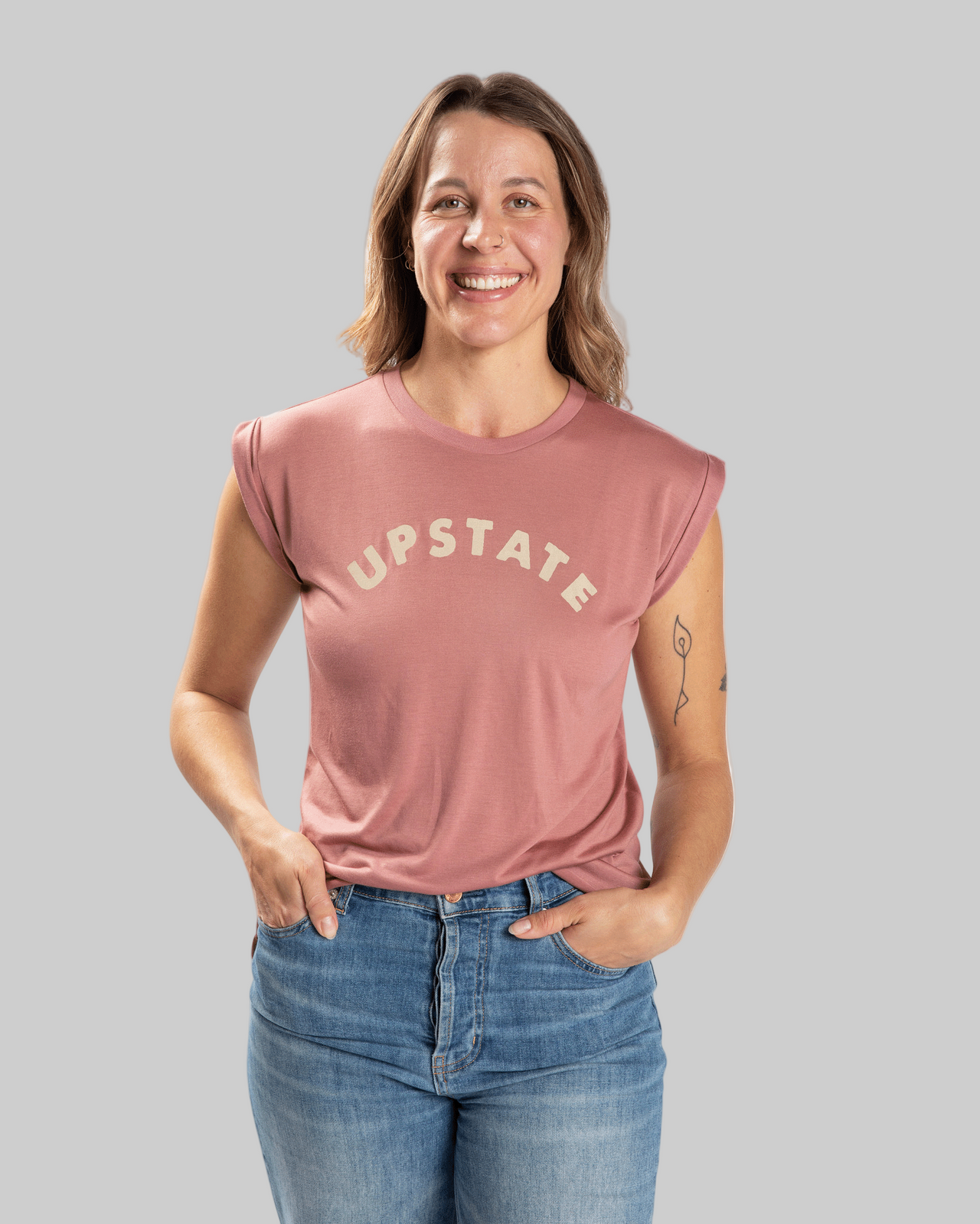 Women's Festival T: Upstate Arch - Mauve
