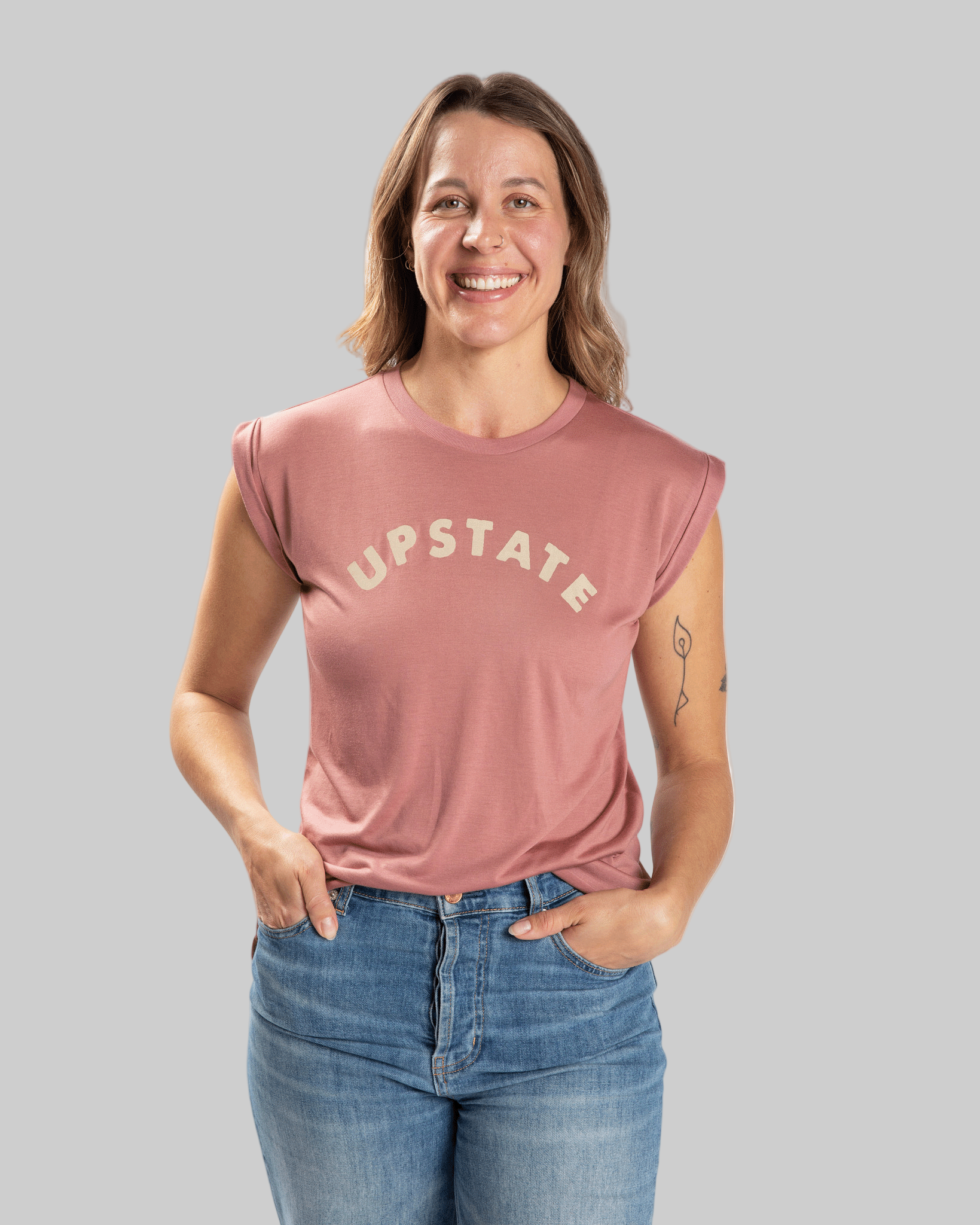 Women's Festival T: Upstate Arch - Mauve