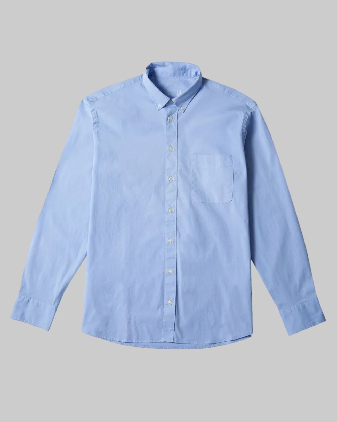 The Saint James Poplin Shirt - Light Blue