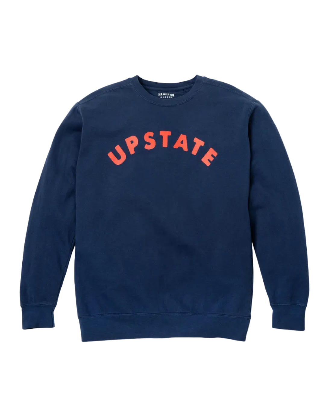 Upstate Arch Crewneck - Navy/Red