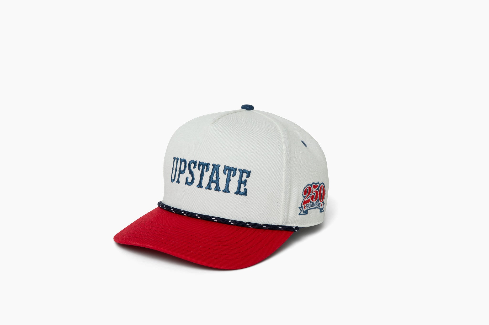 Upstate Gothic Rope Hat - White/Blue Rope