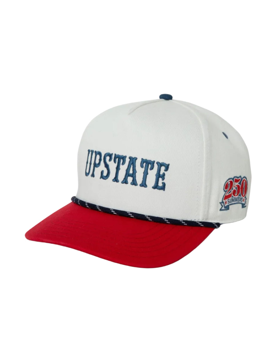 Upstate Gothic Rope Hat - White/Blue Rope