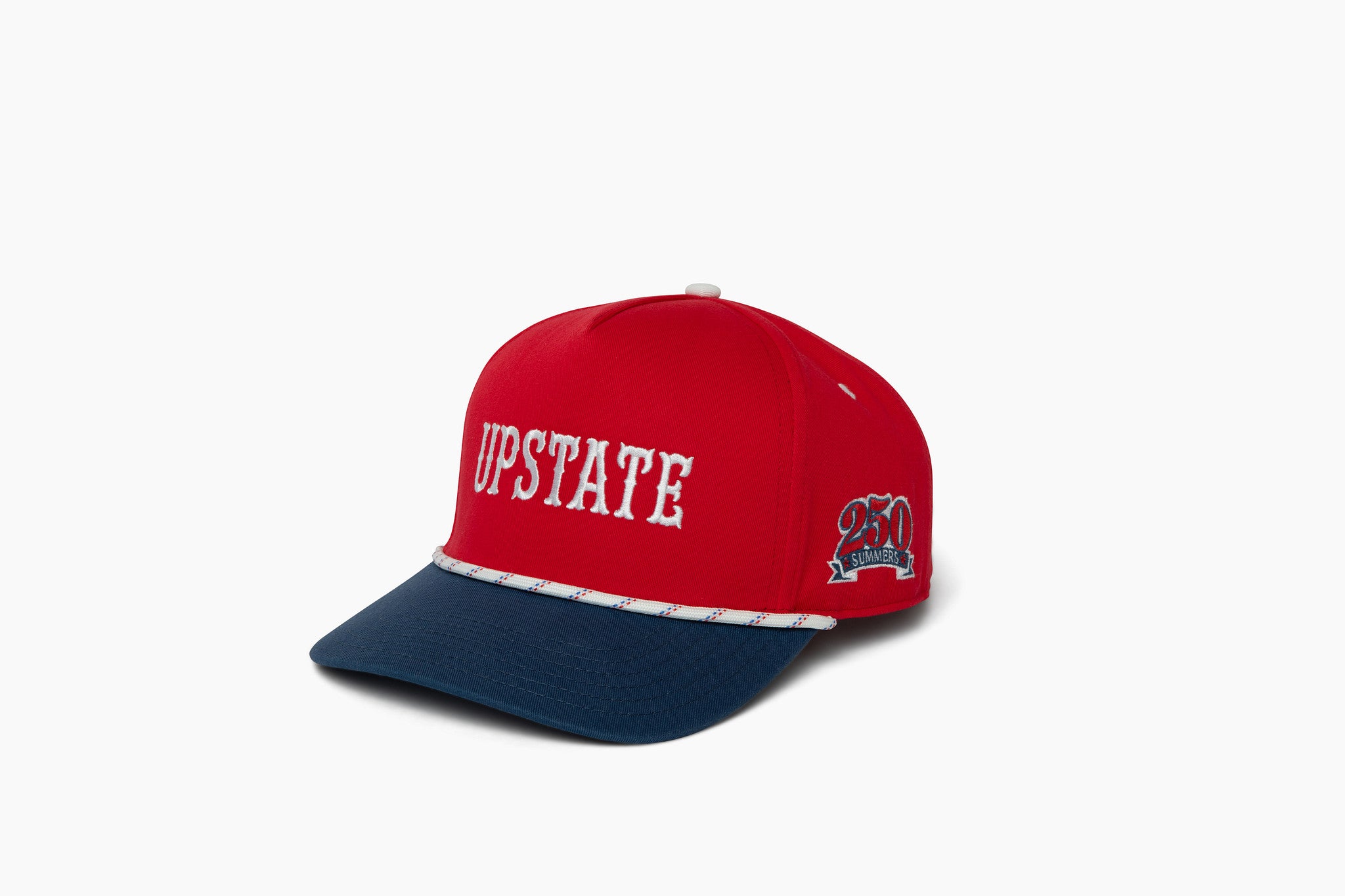 Upstate Gothic Rope Hat - Red/White Rope