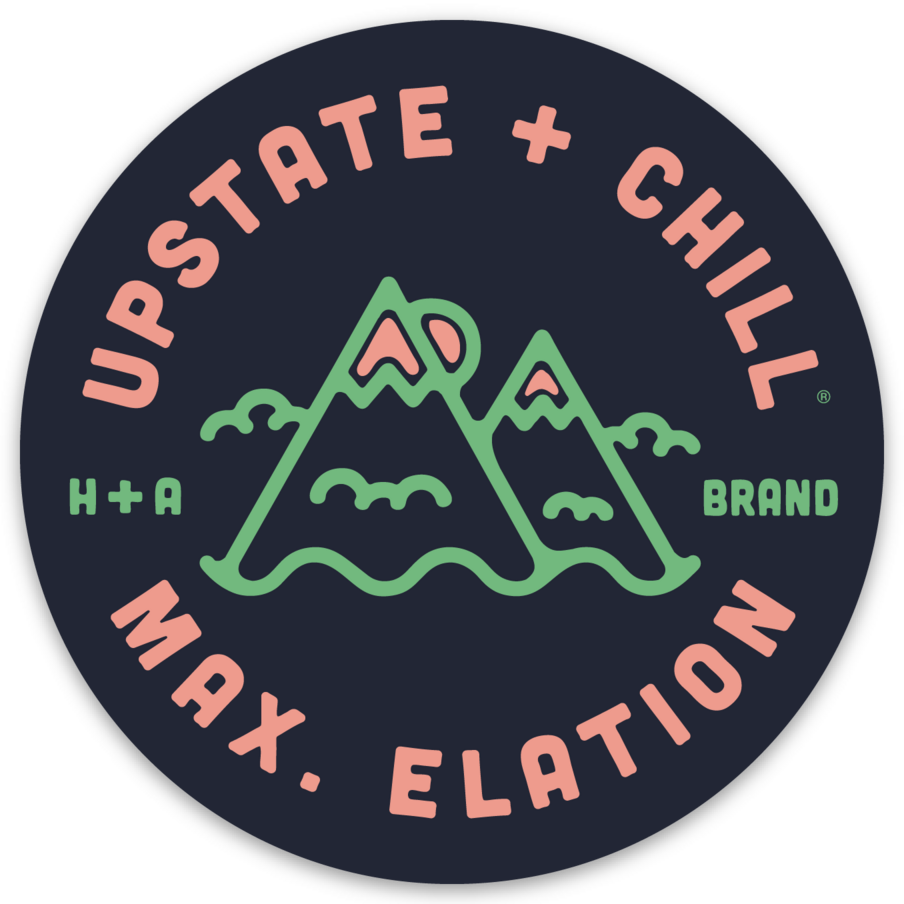 Upstate & Chill® Max Elation Stickers