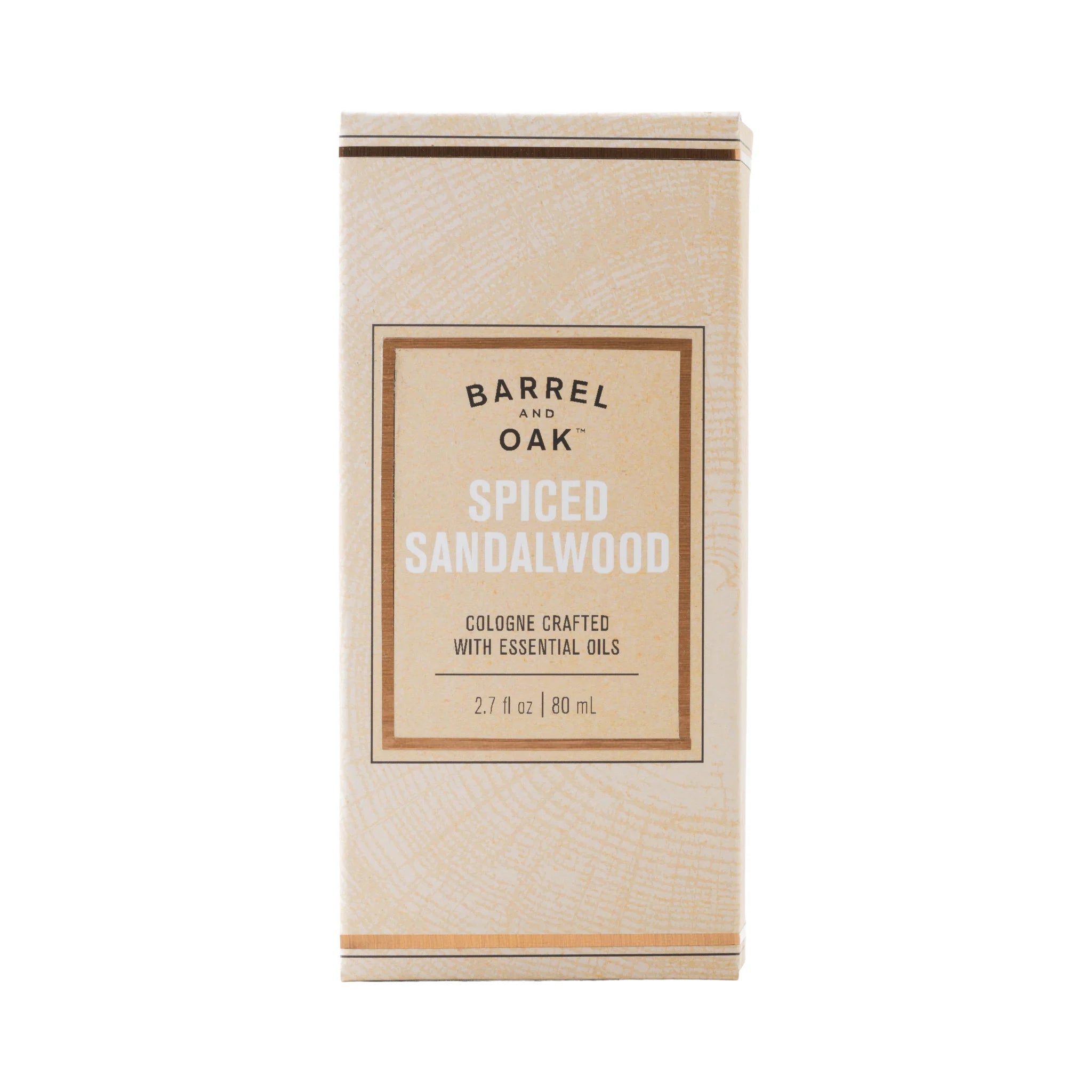 Spiced Sandalwood Natural Fragrance Cologne