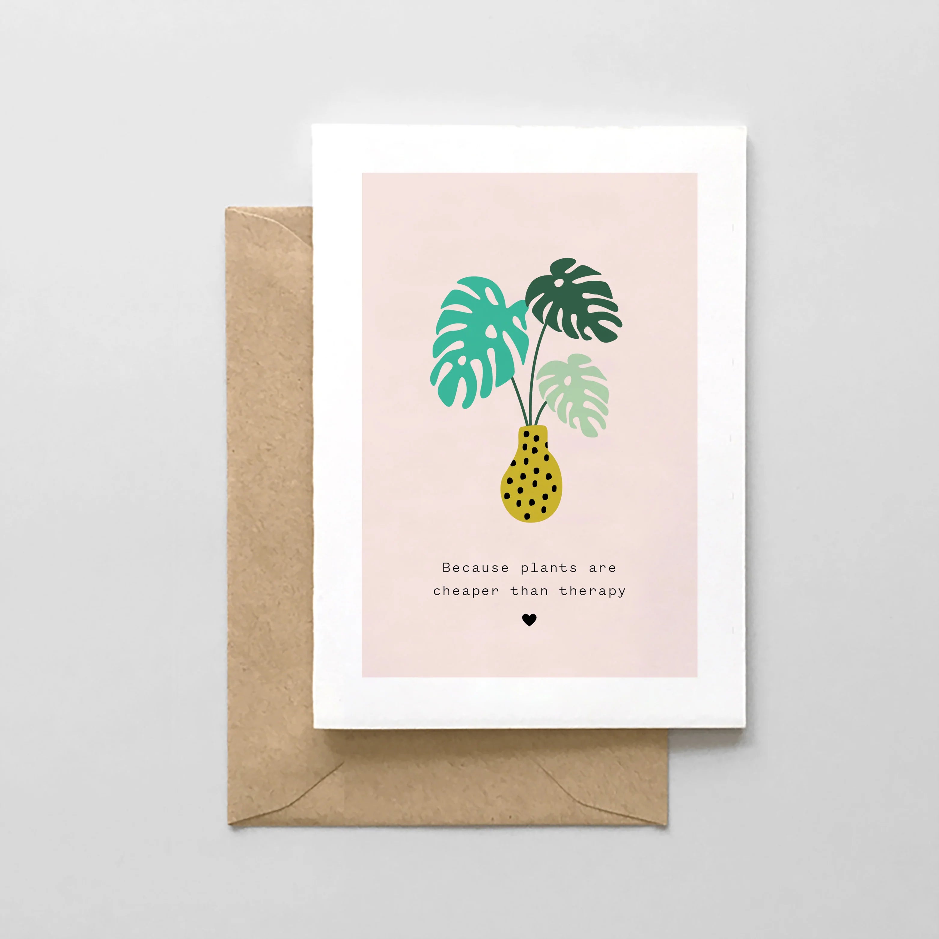 Because Plants Are Cheaper Than Therapy