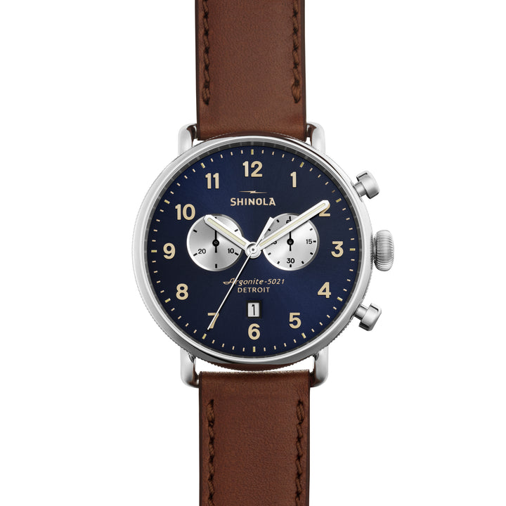 The Canfield 43mm - Midnight Blue