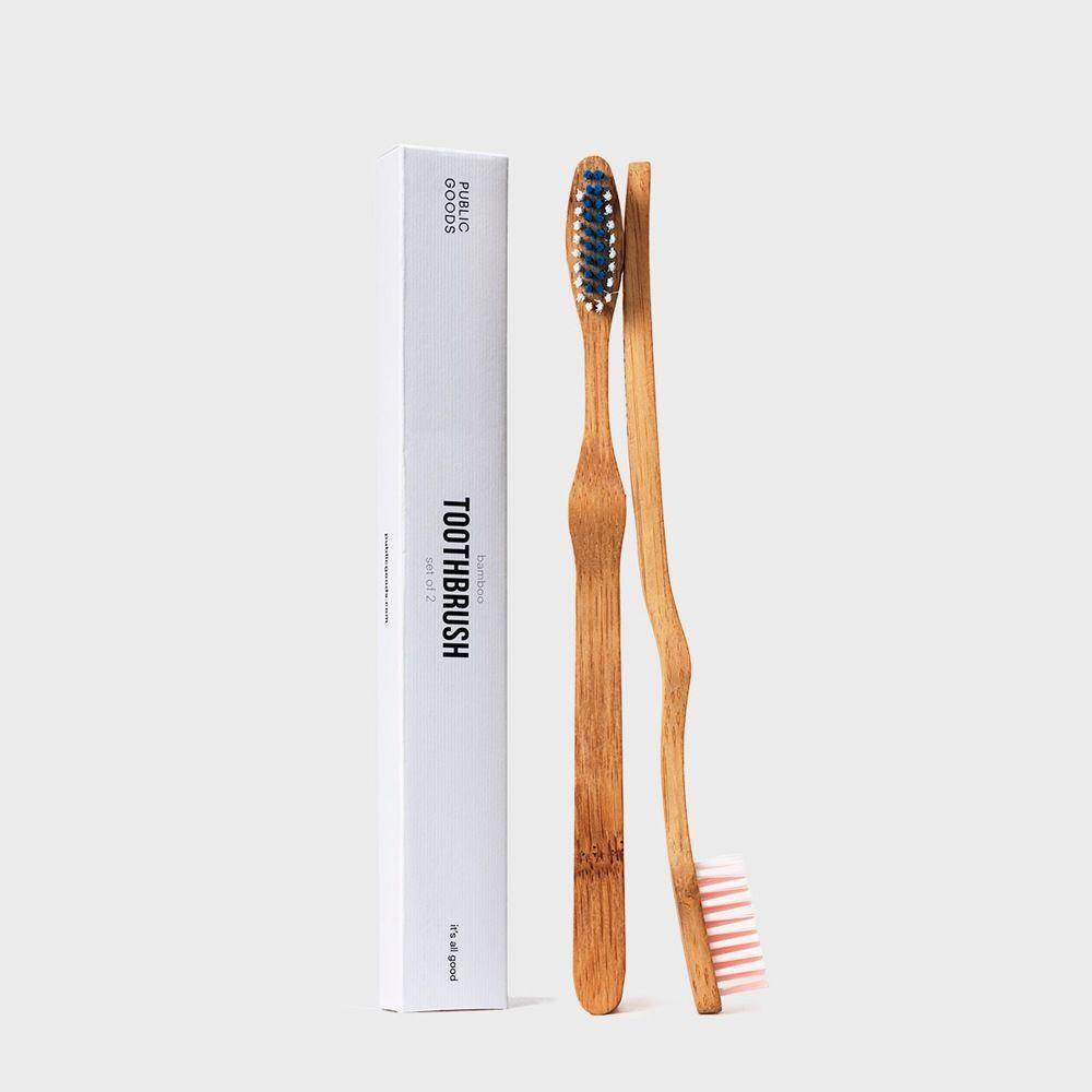 Bamboo Toothbrush Set