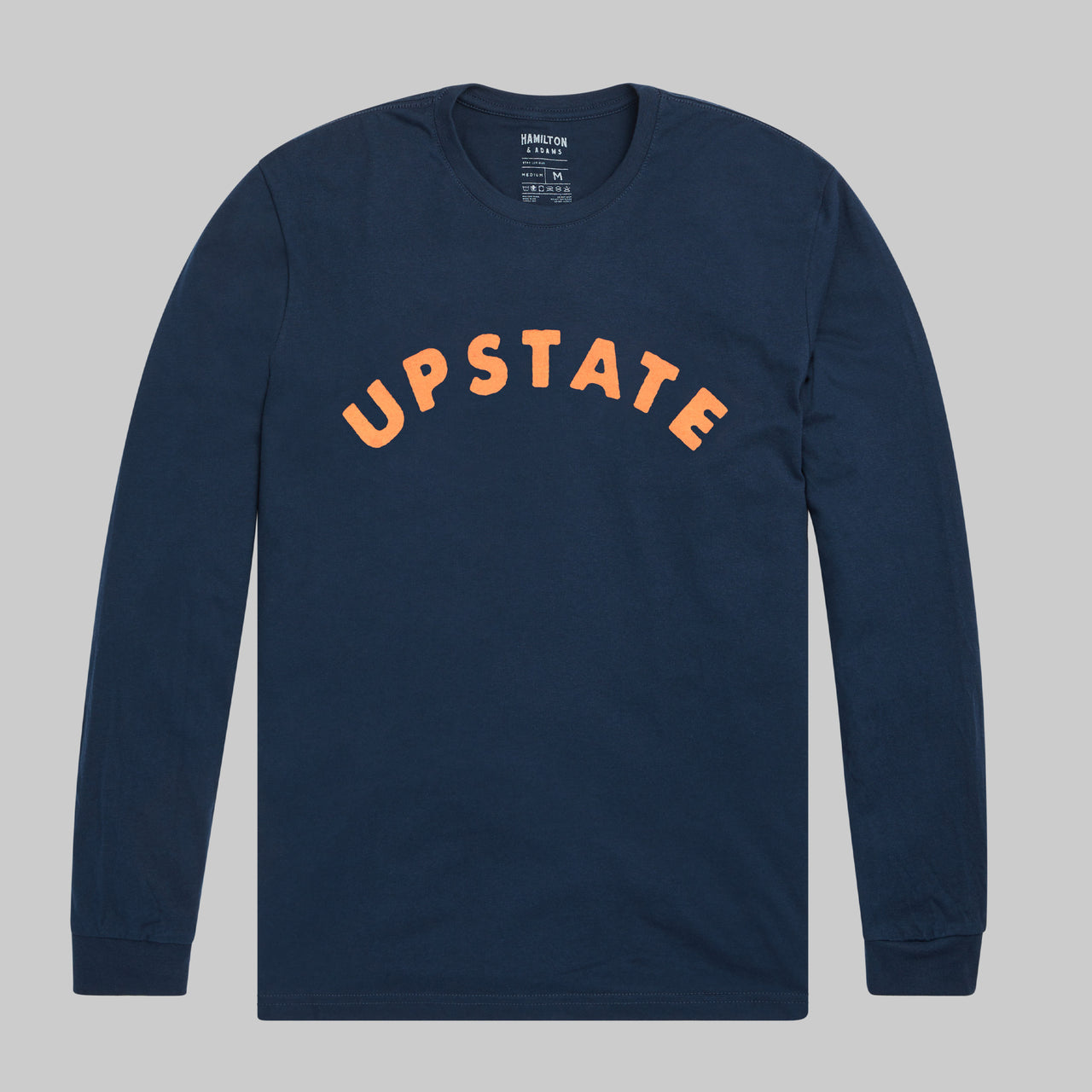 Upstate Arch Long Sleeve T - Midnight Navy
