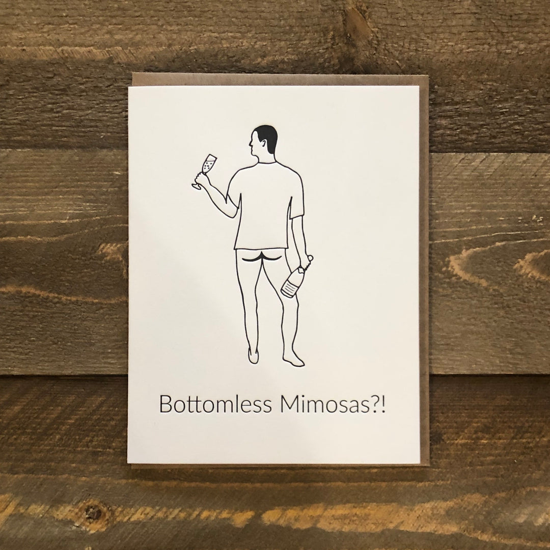 Bottomless Mimosas?! Card